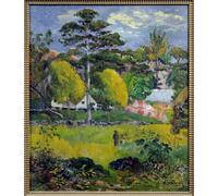 YIMACBJXX Famoso Lienzo Imagen Art Painting Art Cuadro Il paesaggio può essere Tahiti Dipinto di Paul Gauguin para Decoraciones del Hogar 60x90cm
