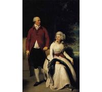 YIMACBJXX Famoso Lienzo Imagen Art Painting Art Cuadro Il signore e la signora John Julius Angerstein di Sir Thomas Lawrence para Decoraciones del Hogar 60x90cm