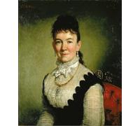 YIMACBJXX Famoso Lienzo Imagen Art Painting Art Cuadro La signora Albert J Myer Catherine Walden di George Peter Alexander Healy para Decoraciones del Hogar 60x90cm