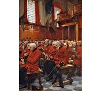 YIMACBJXX Famoso Lienzo Imagen Art Painting Art Cuadro L'ultima Domenica Di Adunata Al Royal Hospital Chelsea Sir Hubert Von Herkomer para Decoraciones del Hogar 60x90cm