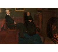 YIMACBJXX Famoso Lienzo Imagen Art Painting Art Cuadro Mio padre e madre di William Stott para Decoraciones del Hogar 60x90cm