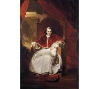YIMACBJXX Famoso Lienzo Imagen Art Painting Art Cuadro Papa Pio VII Sir Lawrence para Decoraciones del Hogar 60x90cm