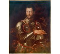 YIMACBJXX Famoso Lienzo Imagen Art Painting Art Cuadro Portrait of Cosimo I in Armour by Agnolo Bronzino para Decoraciones del Hogar 60x90cm