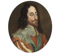 YIMACBJXX Famoso Lienzo Imagen Art Painting Art Cuadro Ritratto di Carlo I diVan Dyck para Decoraciones del Hogar 60x90cm