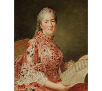 YIMACBJXX Famoso Lienzo Imagen Art Painting Art Cuadro Ritratto di Vittoria di Francia di Jean Marc Nattier para Decoraciones del Hogar 60x90cm