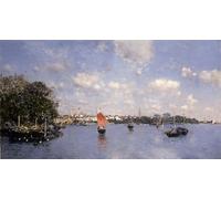 YIMACBJXX Famoso Lienzo Imagen Art Painting Art Cuadro una veduta veneziana di Rico Y Ortega para Decoraciones del Hogar 60x90cm
