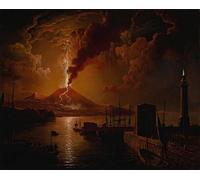 YIMACBJXX Famoso Lienzos Fotos Póster de Lienzo il Golfo di Napoli di Henry Pether para la Decoración del Hogar del Dormitorio 60x90cm