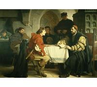 YIMACBJXX Famoso Lienzos Fotos Póster de Lienzo Lutero allo Schwarzen Baeren di Jena di Paul Thumann para la Decoración del Hogar del Dormitorio 60x90cm