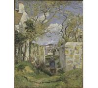 YIMACBJXX Famoso Lienzos Fotos Póster de Lienzo Paesaggio vicino a Pontoise Pissarro Camille Camille Jacob Pissarro para la Decoración del Hogar del Dormitorio 60x90cm