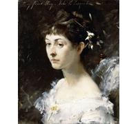 YIMACBJXX Famoso Lienzos Fotos Póster de Lienzo Ritratto di Mary Turner Austin di John Singer Sargent para la Decoración del Hogar del Dormitorio 60x90cm