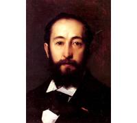 YIMACBJXX Famoso Lienzos Fotos Póster de Lienzo Ritratto d'uomo di Jean Jacques Henner para la Decoración del Hogar del Dormitorio 60x90cm