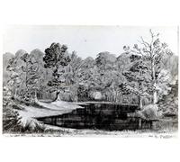 YIMACBJXX Lienzos Fotos Póster de Lienzo la piscina del diavolo nel Bois De Chanteloup del barone Dudevant Jean Francois Maurice Sand para la Decoración del Hogar del Dormitorio 60x90cm