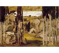 YIMACBJXX Pinturas Famosas Cuadro Arte Pared Pintura Decorativa Arredamento di Leon Bakst para la Decoración de la Sala de Estar 60x90cm
