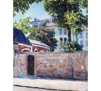 YIMACBJXX Pinturas Famosas Cuadro Arte Pared Pintura Decorativa Case ad Argenteuil di Gustave Caillebotte para la Decoración de la Sala de Estar 60x90cm