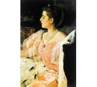 YIMACBJXX Pinturas Famosas Cuadro Arte Pared Pintura Decorativa Ritratto della contessa Natalia Golovina - Il'ya Repin para la Decoración de la Sala de Estar 60x90cm