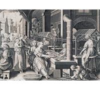 YIMACBJXX Pinturas Famosas Cuadro en Lienzo Artistica Imagen Lienzo Alessandro Magno indossaspettacolo di Jan Van Der Straet para Decoración de Paredes 60x90cm