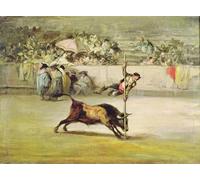 YIMACBJXX Pinturas Famosas Cuadro en Lienzo Artistica Imagen Lienzo l'Agilità e l'Audacia di Juanito Apinani di Francisco De Goya para Decoración de Paredes 60x90cm