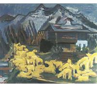 YIMACBJXX Pinturas Famosas Cuadro en Lienzo Artistica Imagen Lienzo Pecora di Ernst Ludwig Kirchner para Decoración de Paredes 60x90cm