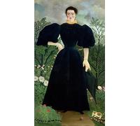 YIMACBJXX Pinturas Famosas Cuadro en Lienzo Artistica Imagen Lienzo Ritratto di donna di Henri Rousseau para Decoración de Paredes 60x90cm
