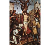 YIMACBJXX Pinturas Famosas Impresiones de Lienzo Pintura Poster il Martirio di San Hans Holbein para la Decoración del Hogar de la Oficina 60x90cm