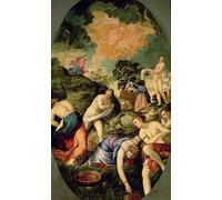 YIMACBJXX Pinturas Famosas Impresiones de Lienzo Pintura Poster the Purification of the Midianite Virgins by Jacopo Robusti Tintoretto para la Decoración del Hogar de la Oficina 60x90cm