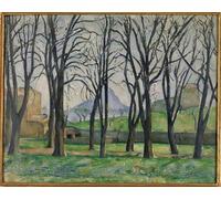YIMACBJXX Pinturas Famosas Lienzo Imagen Art Painting Art Cuadro Castagni a De Bouffan di Paul Cézanne para Decoraciones del Hogar 60x90cm