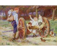 YIMACBJXX Pinturas Famosas Lienzo Imagen Art Painting Art Cuadro Felice come i giorni sono lunghi di Frederick para Decoraciones del Hogar 60x90cm