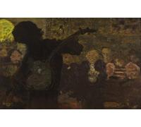 YIMACBJXX Pinturas Famosas Lienzo Imagen Art Painting Art Cuadro il suonatore di banjo di Pierre Bonnard para Decoraciones del Hogar 60x90cm