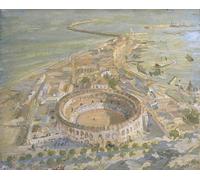 YIMACBJXX Pinturas Famosas Lienzo Imagen Art Painting Art Cuadro Studio per 'plaza De Toros Malaga' William para Decoraciones del Hogar 60x90cm
