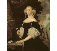 YIMACBJXX Pinturas Famosas Lienzos Fotos Póster de Lienzo Ritratto della vedova ammiraglio Van Balen di Abraham Lambertsz Van Den Tempel para la Decoración del Hogar del Dormitorio 60x90cm
