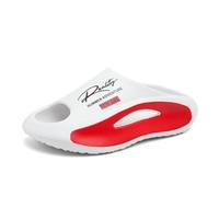 YIMAISZQ Chanclas Hombre Hombres Y Zapatillas De Mujer Moda Antideslizantes Pareja Eva 2 Color 36-45-b33-720-5-blanco-44-45