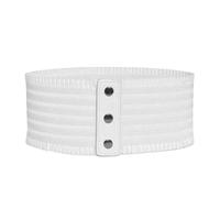 YIMAIWLX Cinturón Corset Mujer – Ancho Elástico con Botones – Blanco 70-95 cm