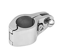 yiMANtrading 1 Inch Stainless Steel Jaw Slide for Bimini Top, Marine Hardware Fitting, 316 Grade Boat Jaw Slide with Hinged Design, Smooth Surface, Easy Install for Yachts and Inflatables