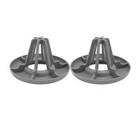 yiMANtrading 2 Unidades de Estante para secar Botellas de Agua, Estante de plástico para secar Botellas con diseño Hueco para un Secado rápido, Apto para Botellas con diámetro de Cuello de 1,6 (Gris)