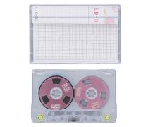 yiMANtrading Blank Cassette Tapes High Output Low Noise, 46min Recording Time Reel to Reel Blank Cassettes for Music and Voice Recording with Storage Box and Label Paper (Rosa)