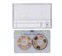yiMANtrading Blank Cassette Tapes High Output Low Noise, 46min Recording Time Reel to Reel Blank Cassettes for Music and Voice Recording with Storage Box and Label Paper (Oro)