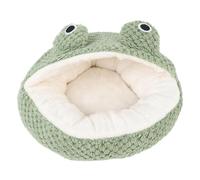 yiMANtrading Cat Sofa Bed Cute Frog Shaped Warm Soft Comfortable (S)