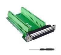 YIMATEECO Adaptador de Terminal de Tornillo DB37, Conector Macho DB37 a Módulo de 37 Pines, Placa de Conexión Sin Soldadura, Bloque de Terminal de Tornillo D-Sub (DB37 Macho, 1 Unidad)