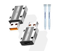 YIMATEECO Adaptador USB-A a Type-C de 120 W, gris