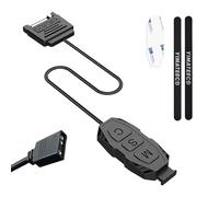 YIMATEECO Controlador ARGB de 5 V y 3 pines, Controlador RGB pc de Ventilador modo de luz integrado para tiras de luz ARGB, tableros de iluminación, cable de divisor ARGB de 3 pines (1 pieza, negro)