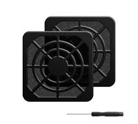 YIMATEECO Filtro de polvo para carcasa de PC, cubierta de ventilador de 40 mm, carcasa de PC, filtro de polvo, malla de malla, cubierta de rejilla protectora de plástico con tornillos (40 mm, 2