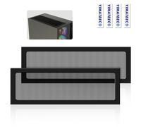 YIMATEECO Filtro de Polvo PC 360mm, 2Pcs Magnética Filtro de Ventilador de PVC Antipolvo para Caja de Ordenador Filtro Enfriador de PC Computadora(PVC PRO, 120x360mm, 2 Piezas, Negro)