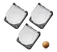 YIMATEECO Funda protectora para botones, 3 unidades, cubierta para interruptor de botón de PC, impermeable, resistente al polvo para botón de presión de 22 mm (transparente, 3 unidades)