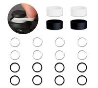 YIMATEECO Protectores de palanca de mando de silicona, 20 unidades de protección elástica invisible durante el juego, anillo protector de joystick compatible con Steam Deck/Xbox/Switch Pro