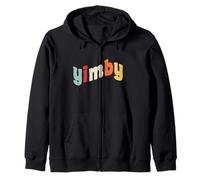 Yimby Activist Pro Vivienda Sí en el Transporte público de mi Patio Trasero Sudadera con Capucha