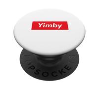 Yimby Gentrification Yes In My Backyard Activista Profesional de Vivienda PopSockets PopGrip Adhesivo