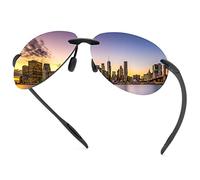 YIMI Gafas de sol deportivas polarizadas sin montura para hombres, mujeres, conducción, ciclismo, correr, pescar, golf, protección UV, gafas unisex, gafas antideslumbrantes, lentes de espejo