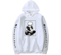 YIMIAO Hombre Mujer My Hero Academia Sudaderas con Capucha Manga Japonesa Anime Manga Larga Pullover Hoodie(XS)