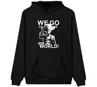 YIMIAO Hombre Mujer One Piece Sudaderas con Capucha Jóvenes Japonesa Anime Luffy Uniforme Niño Niña Pullover(XXL)