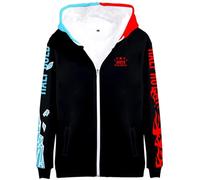 YIMIAO Hombre Niño My Hero Academia Cremallera Sudadera con Capucha Japonesa Anime Impresión 3D Hombre Hoodie Ropa Deportiva Mangas largas Zip Pullover Mujer Chaqueta(3XL)